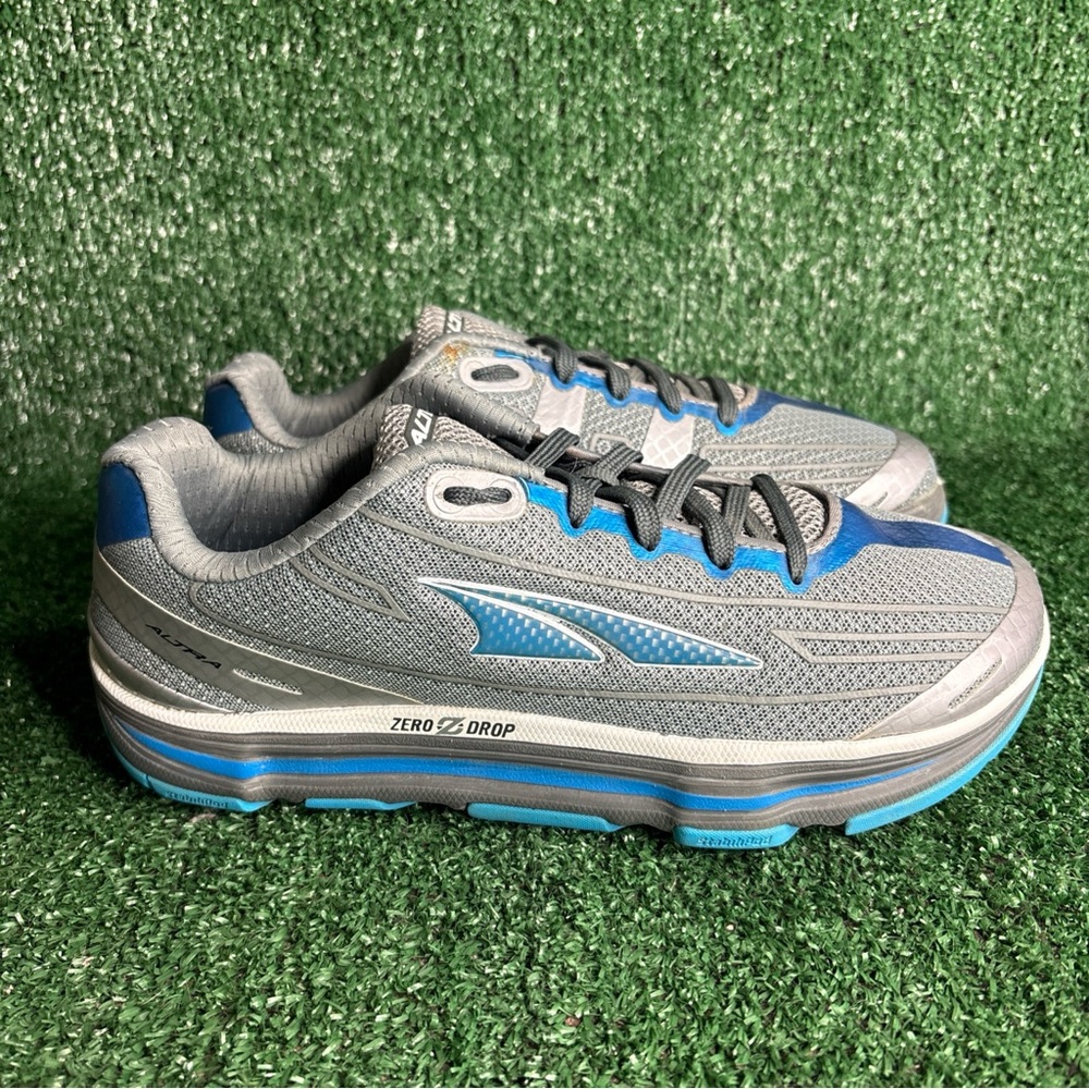 Altra‎ Repetition Women's Zero Drop Running Shoes Gray Blue Size 8.5 Vintage